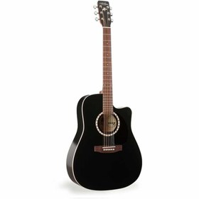 Resim Art & Lutherie CW Cedar Elektro Akustik Gitar (Black) 