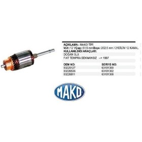 Resim KOLLEKTÖR SEKMANSIZ FIAT DOĞAN ŞAHİN KARTAL TEMPRA TIPO UNO PALIO SIENA WEEKEND 1.4 MAKO 83225127 