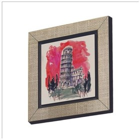 Resim Pisa Kulesi Baskılı Mdf Magnet 7x7 382 