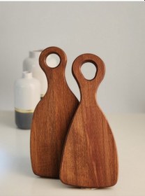 Resim Kahve Sunumu Kesme Tahtası 2'li 