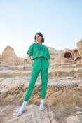 Resim MONAMİSE Kısa Kollu "stay Strong" Crop Eşofman Takımı 