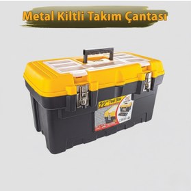 Resim Super Süper Bag Metal Kilitli Takım Tamir Alet Çantası 22'' 