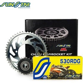 Resim Zincir Dişli Seti Suzukı Gsx-r 1000cc Zincir: Sunstar 530rdg Çelik-110 Ön: Jt 17t Arka: Sunstar 42t 2001-2006 Diğer 