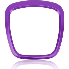 Resim Cbtx A4l / A6l / A8l / Q5 / Q7 İçin 3d Metal Etiket Araba İç Modifikasyon Aksesuarı, Kare Tip - Mor 