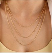Resim 14 Ayar Altın 45 Cm Gurmet Zincir 2.0 Mm 