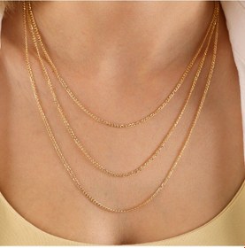 Resim 14 Ayar Altın 45 Cm Gurmet Zincir 2.0 Mm 