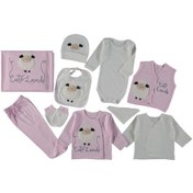 Resim Mdm Sevimli Kuzu Nakişli 10'lu Zibin Seti Pembe 