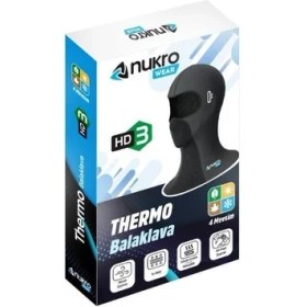 Resim Nukrowear Thermo 4 Mevsim Balaklava 