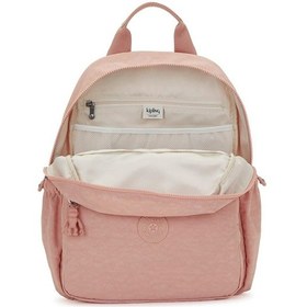 Resim Kipling Kıplıng Maisie Anne - Bebek Sırt Çantası Alt Değiştirme Şilteli Pembe Tender Rose Turkuaz - Turuncu 