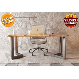 Resim Ntconcept Onvo Masif Ağaç Çalışma Masası 
