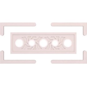 Resim Motifpiyer Tavan Spot Göbek Kenarlı-Kare-52-90 x 30 L-Dış Çıtalı 