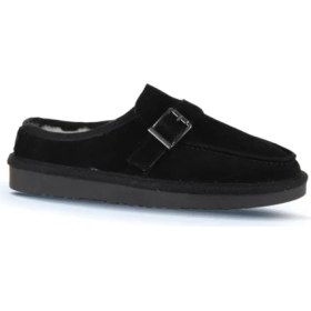 Resim Bueno Shoes Siyah Süet Kadın Düz Terlik 05WT104 05WT104 