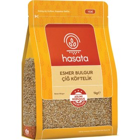 Resim Hasata Esmer Çiğ köftelik Bulgur 1 Kg 
