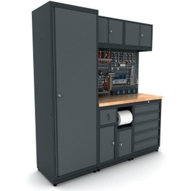 Resim İdeal Ekipman 1.8 Metre Modüler Çalışma Tezgahı İE.36.18.04 