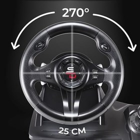 Resim Subsonic Superdrive - Xbox Serie X/S, PS4, Xbox One, PC için Pedallı GS550 Racing direksiyon simidi (tüm oyunlar için programlanabilir) (Xbox Series X///) 