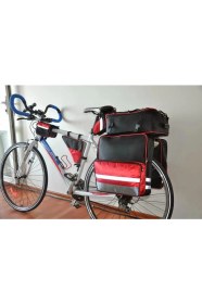 Resim Çerçici Bisiklet Çok Amaçlı Heybe Çanta Kadro Üstü Telefon Tutuculu - Siyah 