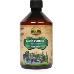 Resim Dr.Worm Kaktüs ve Sukulent Sıvı Bitki Besini 500 ml - Özel Formüllü Bitki Coşturan 