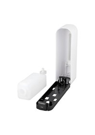 Resim 350 Ml Kapasiteli Manuel Sıvı Sabunluk Basmalı Model Duvara Monte 4 Adet Beyaz Renk M-24 Beyaz 