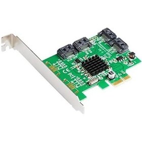 Resim PCI Express PCI E 4X Sata 3 Iıı Çoklayıcı Hub Kart 4245P 4 Port M 