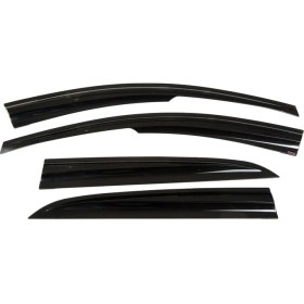 Resim Drs Tuning Sunplex Mercedes W211 2002-2009 4 Lü Set Cam Rüzgarlığı Ön ve Arka 