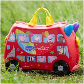 Resim Trunki Çocuk Bavulu - Peppa Pig Party Bus 