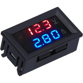 Resim tc17 Dijital Dual Voltmetre Ampermetre Volt Akım Ölçer Dc 0-100v 10a dual-voltmetre-ampermetre 