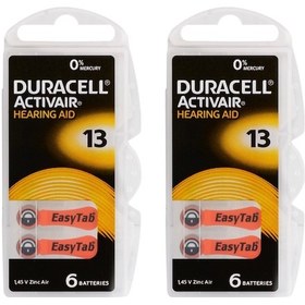 Resim Duracell Activair PR48 13 Numara İşitme Cihazı Pili 6 x 2'li 