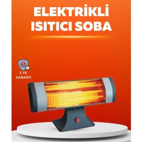Resim Aylina Bfs Sessiz Çalışan Quartz Tüp Infrared Isıtıcı 1800W 