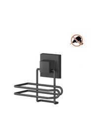 Resim Tekno Tel Ef-271 Siyah Tuvalet Kağıtlık Yapışkanlı/vidalı Deliksiz Metal Wc Kağıt Tutucu Siyah 