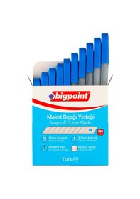 Resim Bigpoint Maket Bıçağı Yedeği Geniş 18mm X 10 Tüp 