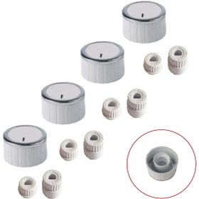 Resim Hoover Uyumlu Düğme 4 Lü Takımı Ankastre Set Üstü Ocak Düğmesi - 551841821 Diğer