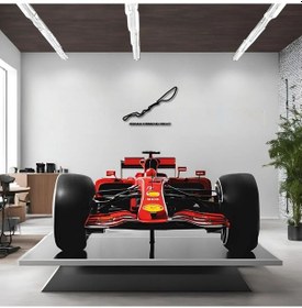 Resim Metal Dekor Sudi Arabistan Grand Prix Metal Duvar Tablosu Formula 1 