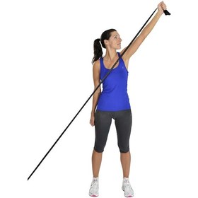 Resim Yoga & Pilates Egzersiz Bandı Siyah Renk 1.5 Metre 