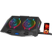 Resim Frisby Fnc-5250st Gs2 Gaming Rgb 15-17" Notebook Soğutucu Lcd Kontrol 