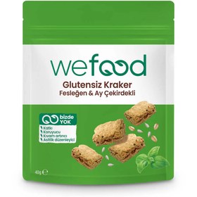 Resim WEFOOD Fesleğenli Kraker 40g 