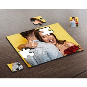 Resim Kişiye Özel Yağlıboya Tasarımlı Ahşap Puzzle 