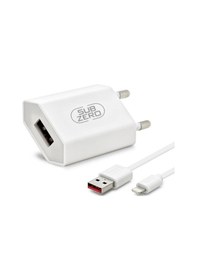Resim Subzero Ip10 5V 1.2A Apple Uyumlu iPhone Lightning Usb Şarj Cihazı 