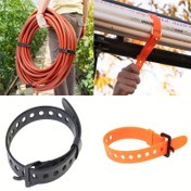 Resim Outdoor Çok Amaçlı Bağlama Kayışı, Pratik Bağlama ve Hızlı Çözüm Bagaj Kargo Bağlama İpi, Kar Ayakkabısı Yedek Kayışı 