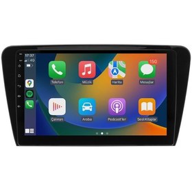 Resim Skoda Octavia 2013-2019 Android Multimedya 4/64gb Carplay 10'' Hd 