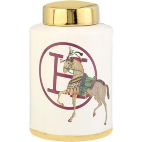 Resim Vitale Horse Yaldız Vazo Gold 17x17x26 Cm Ak.wlt0702 