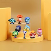 Resim Disney Oyuncak Figür Bebek Seti 9 Parça Yeni Anime Zihin Ajan Takımı 2 INSIDE OUT2 Karikatür Model Üç Boyutlu Figür Araba Süsü Doğum Günü Tatil Hediyeleri 