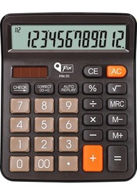Resim Pin Hesap Makinası Masa Üstü 12 Hane Altın 