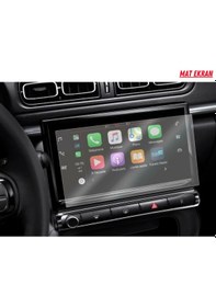 Resim Citroen C3 Aircross 2020-2023 Navigasyon Ve Multimedya Uyumlu Mat Ekran Koruyucu 