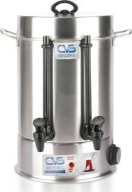 Resim 80 Bardak Elektrikli Termostatlı Paslanmaz Çelik Semaver DN91107 