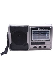 Resim whitetech Cep Radyosu Deprem Çantasına Uygun Taşınabilir Radyolu Bluetoothlu Şarjlı Cep Radyosu + El Feneri 