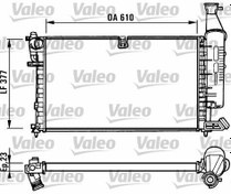 Resim RADYATÖR PARTNER-BERLINGO 96 1.4-1.6 16V TU3.2/TU3JP MEK AC KLİMASIZ 610x377.5x23 CLASSIC 