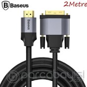 Resim Baseus 4KHD DVI HDMİ- DVİ Dönüştürücü Adaptörü PS4 PC HDTV Projektör 2metre 
