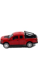 Resim Mixoyuncak Metal Ford Ranger Pikap Çek Bırak Işıklı Kırmızı 12 cm 