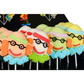 Resim CANDYBAR SHOP Gözlük Palyaço Marshmallow 12adet 