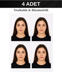 Resim Böcek Medya 4 Adet Vesikalık & Biyometrik Fotoğraf Baskısı 